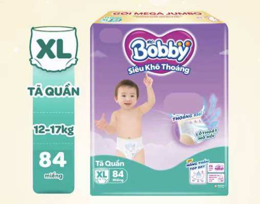 Tả quần Bobby XL84 [không + miếng] mẫu mới