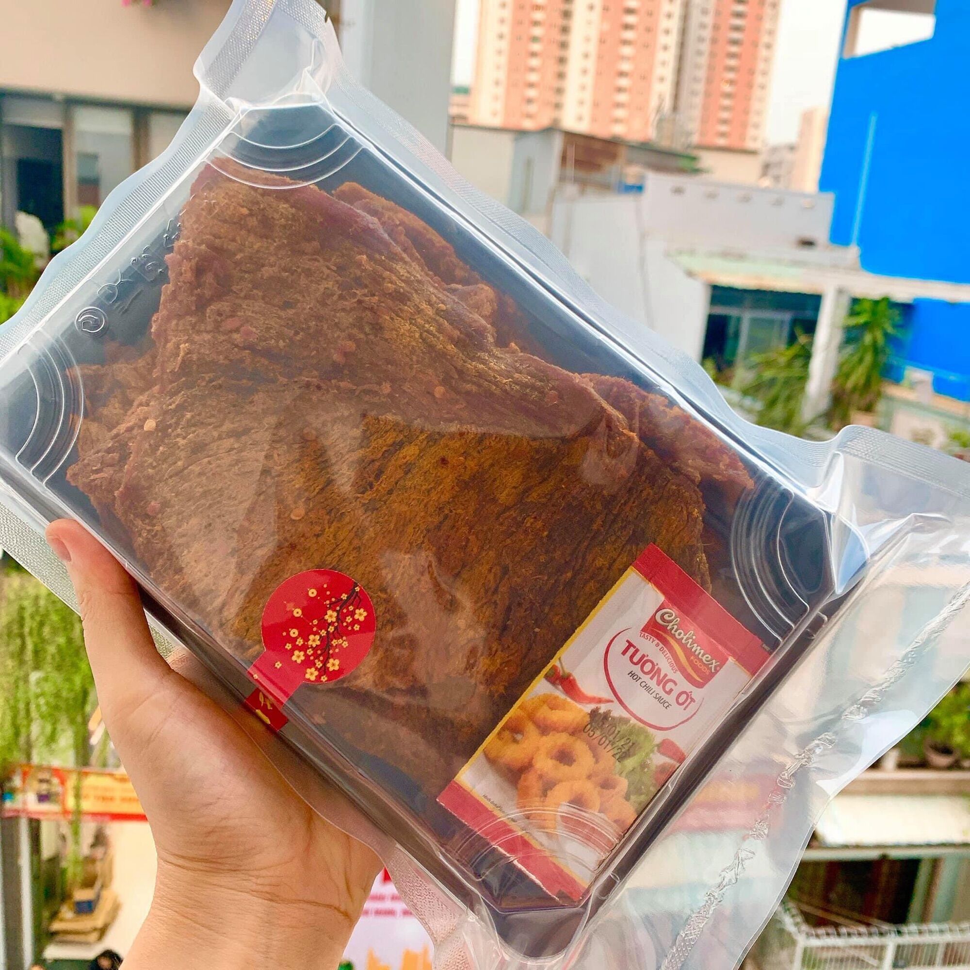 Khô bò mềm ngon chất lượng 500g