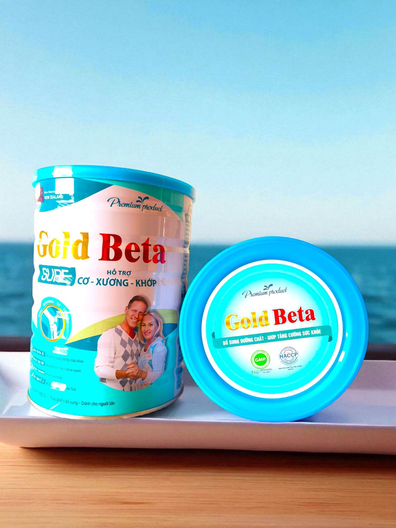  Sữa bột Gold Beta Sure cơ xương khớp lon 900g 