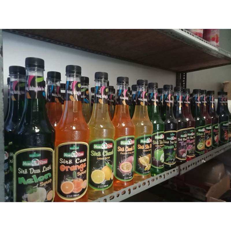 Siro MAMA ROSA Đủ Vị 700ml (Syrup GOLDEN FARM 700ml)