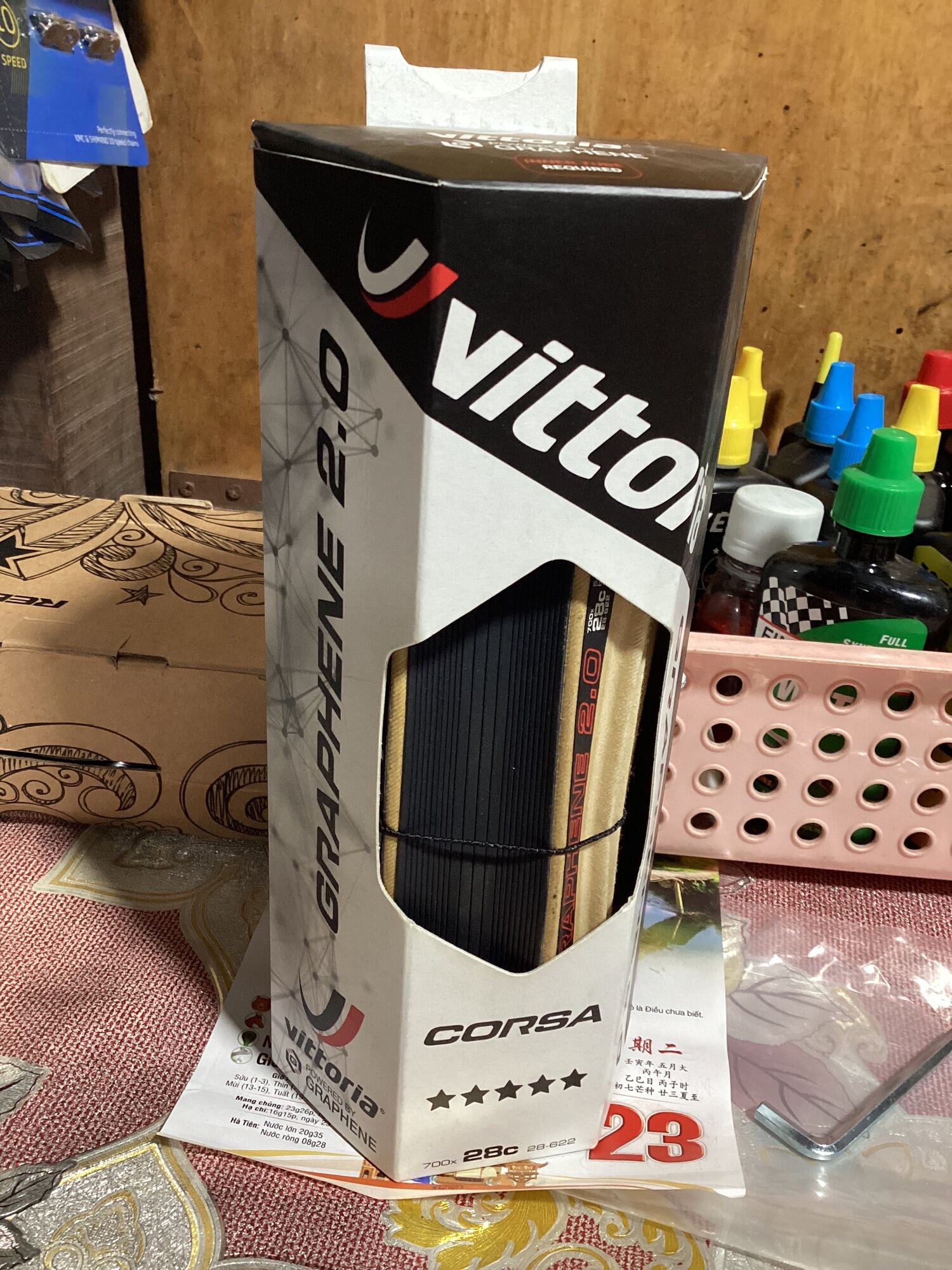 Vỏ Vittoria CORSA 700-25c & 700-28c Gấp Hông Vàng Vỏ Xe Đạp Chuyên Đua Sử Dụng Bởi Các Vận Động Viên