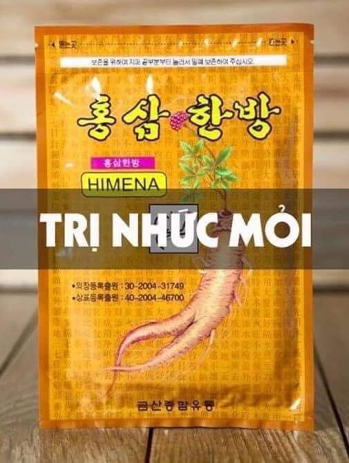 Cao dán hồng sâm hàn quốc