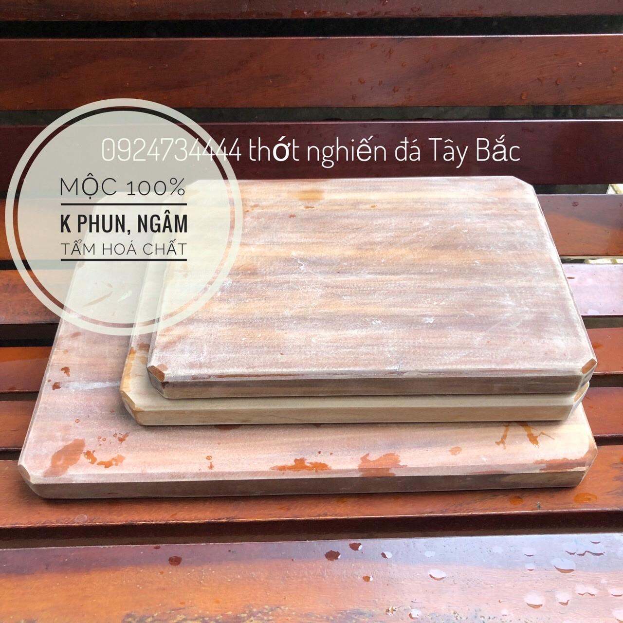 Thớt nghiến đá Tây Bắc chuẩn xịn, không lên mùn, ko nứt treo ban công thoải mái