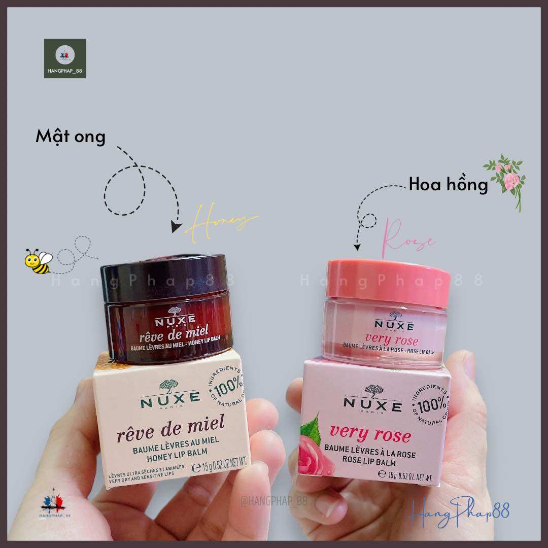 Dưỡng môi Nuxe dạng hủ 15g