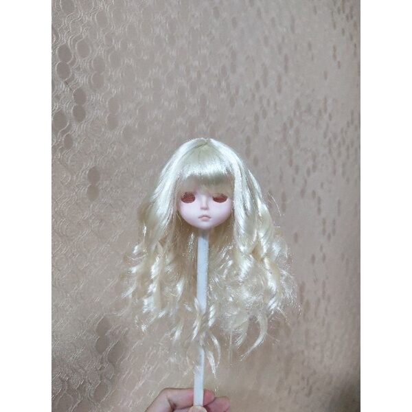 Tóc giả tơ lụa cao cấp handmade dành cho búp bê 1/6 bjd.