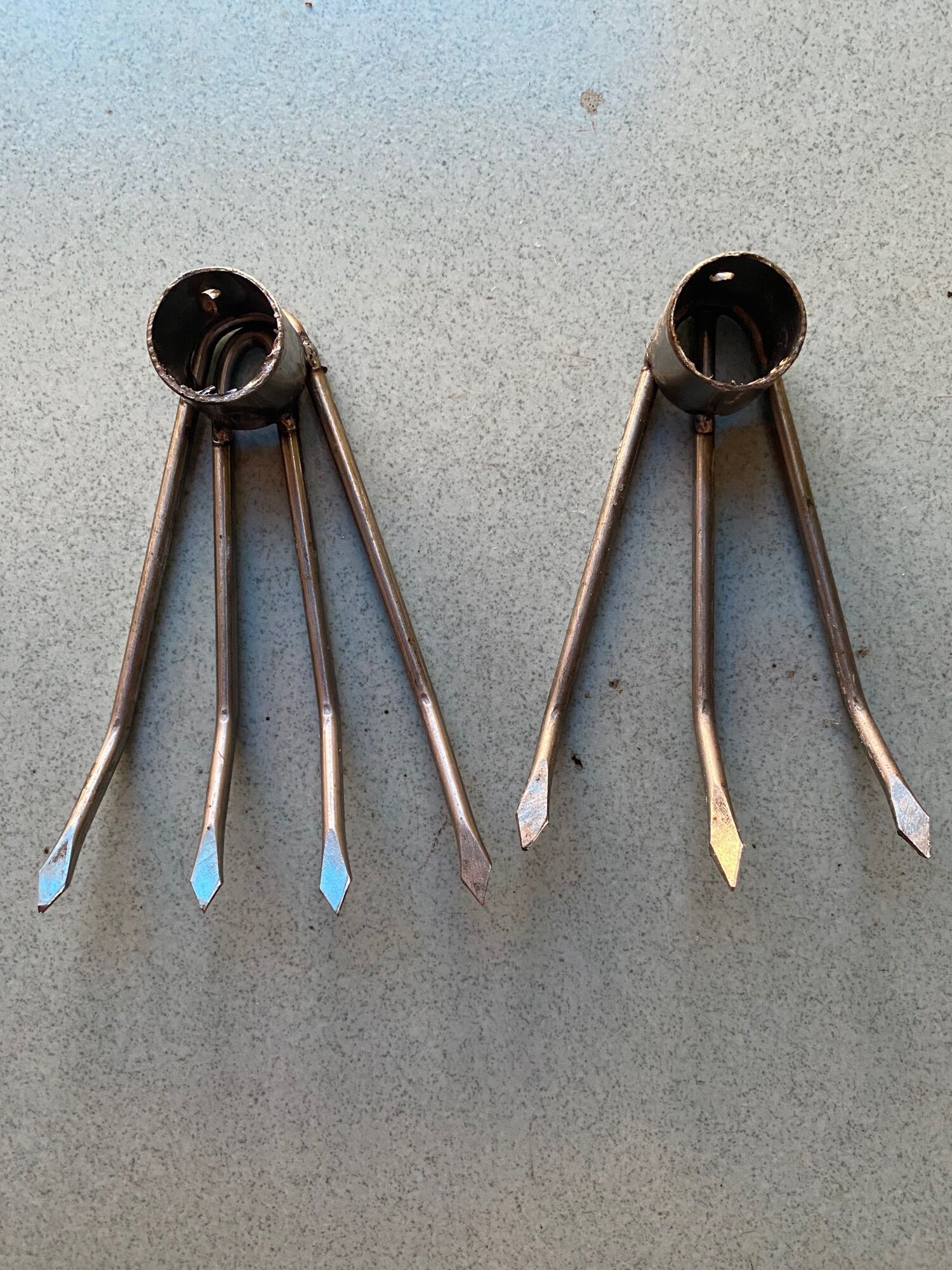Móc dặm lúa inox, tỉa lúa, Móc làm vườn, cào 3 răng, cào 4 răng. Sỉ inbox