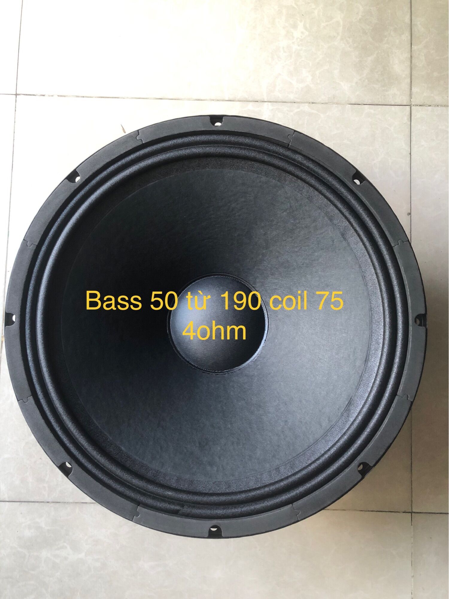 Loa bass 50 từ 190 coil 75 nhập khẩu