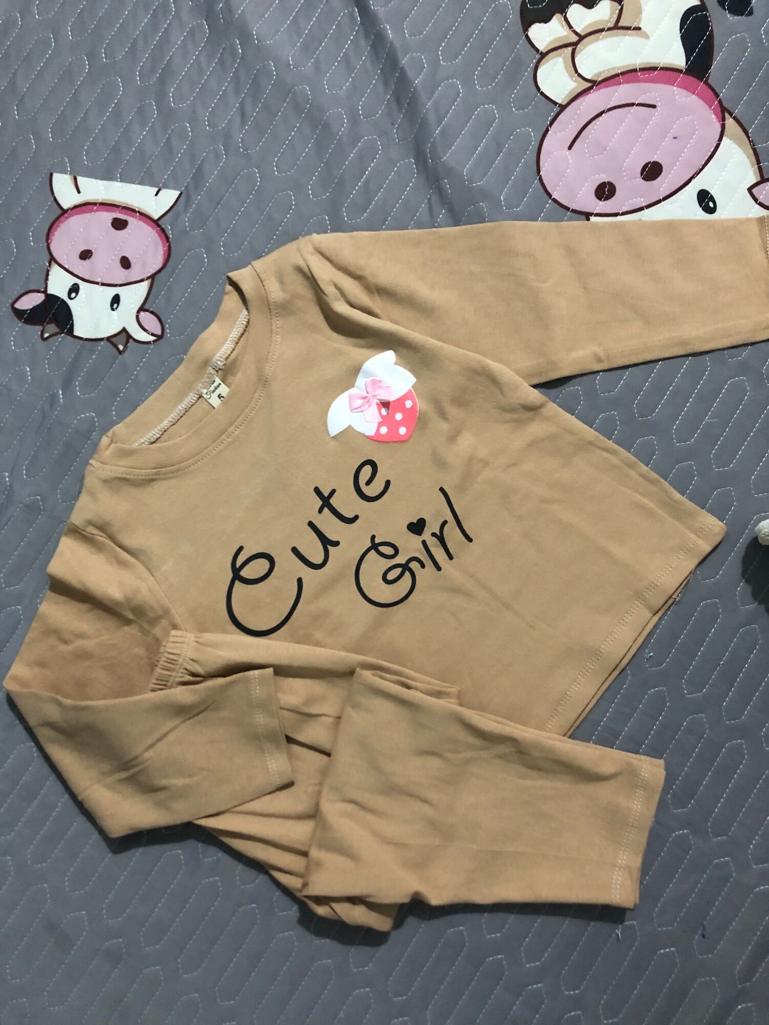 Bộ bozip cho bé gái