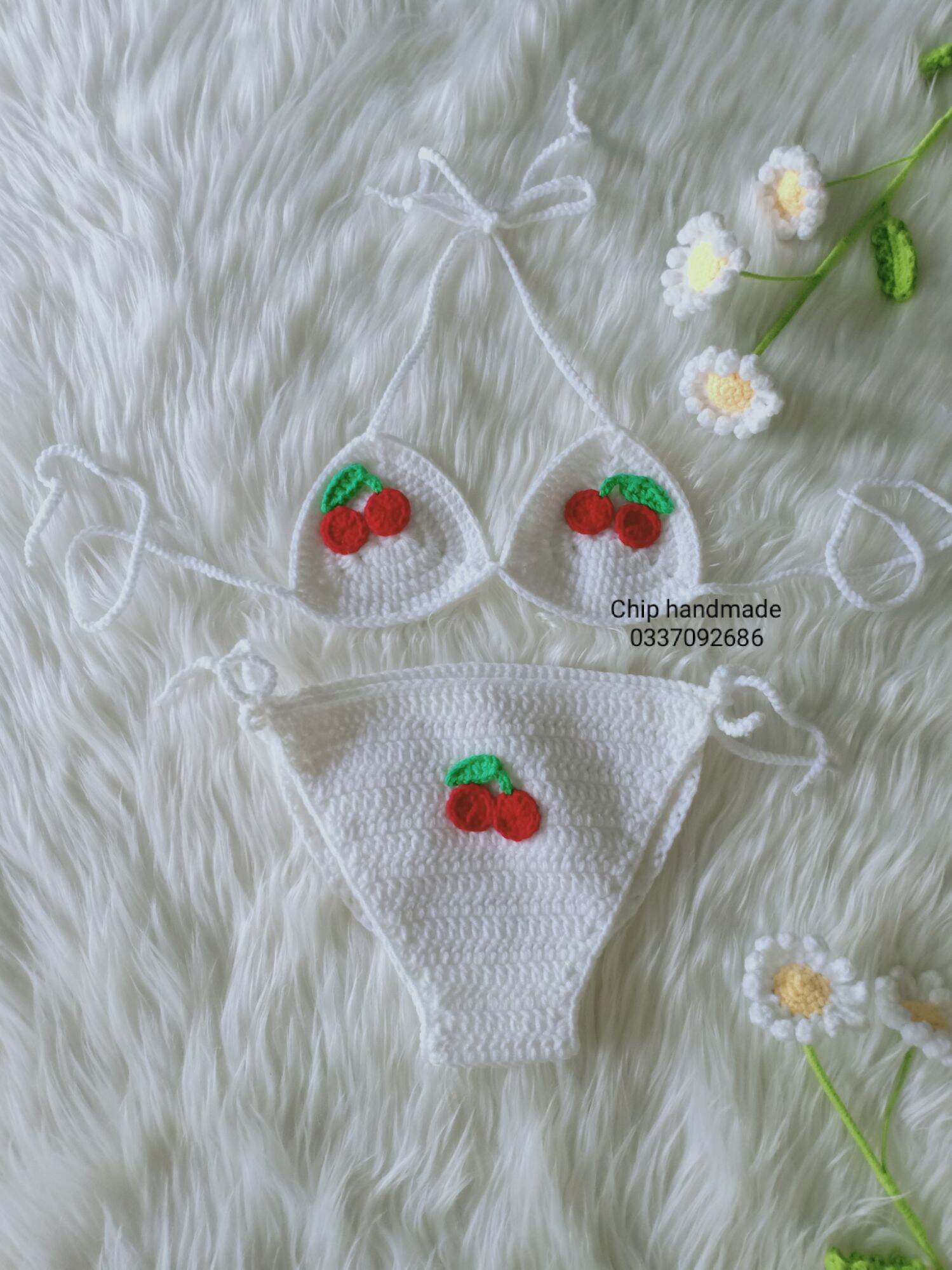 bikini len handmade cho bé