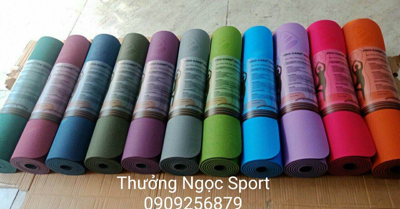 THẢM YOGA PROCARE ĐÀI LOAN 2 LỚP CÓ ĐỊNH TUYẾN