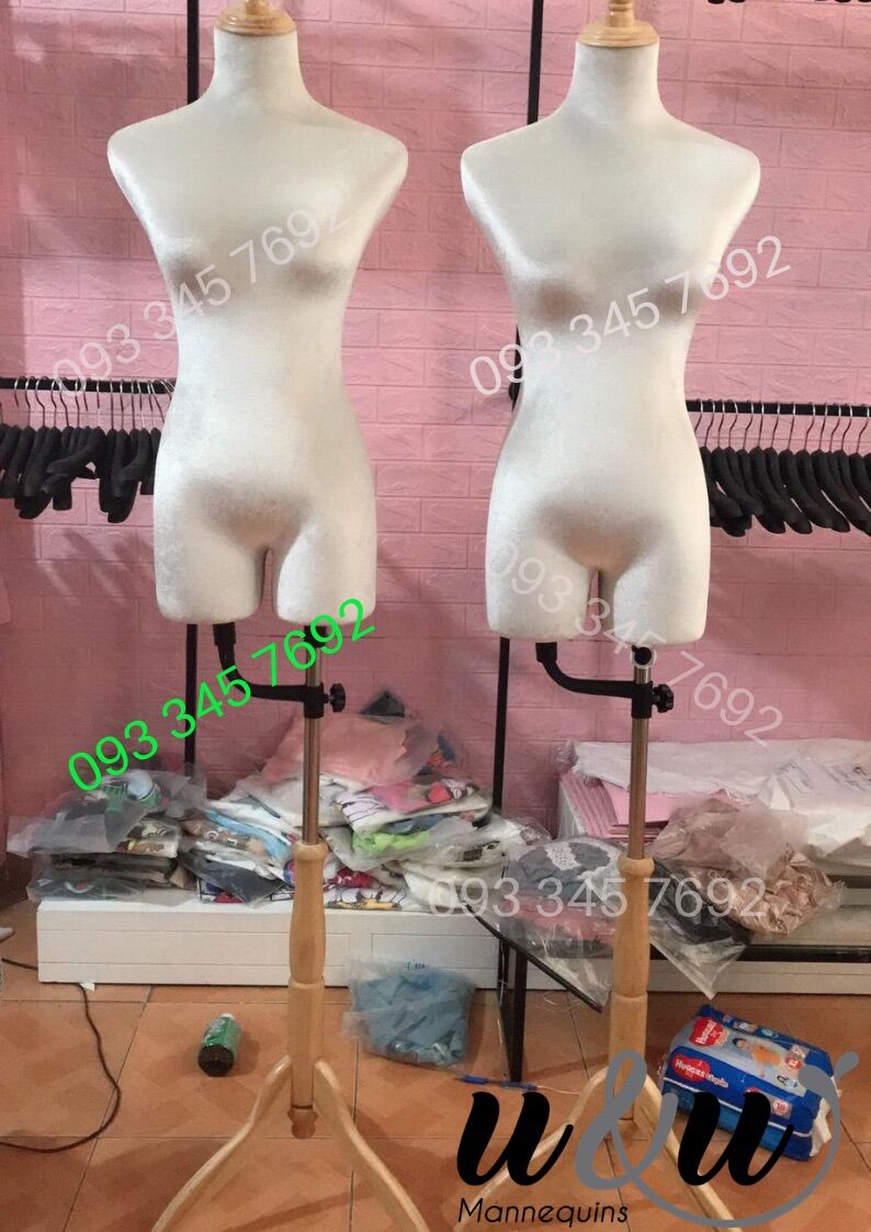 [HCM]Manocanh nhung nữ chân gỗ ( 0 mặc quần được)