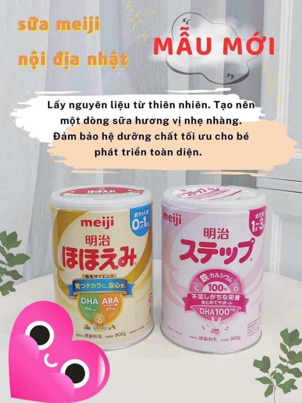 Sữa Meiji lon 800g nội địa NHẬT BẢN Date mới nhất