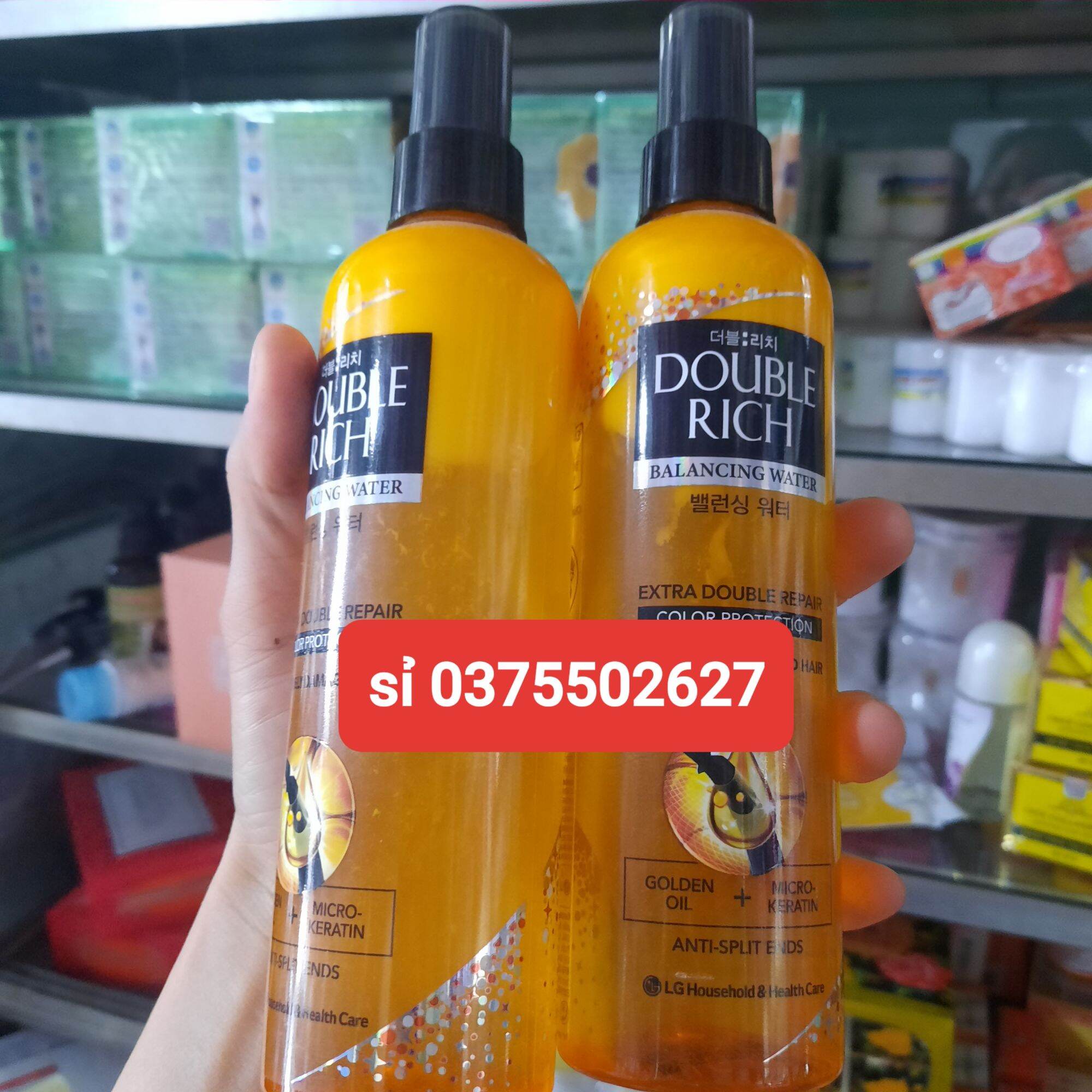 Nước dưỡng tóc doublerich dành cho tóc nhuộm 250ml