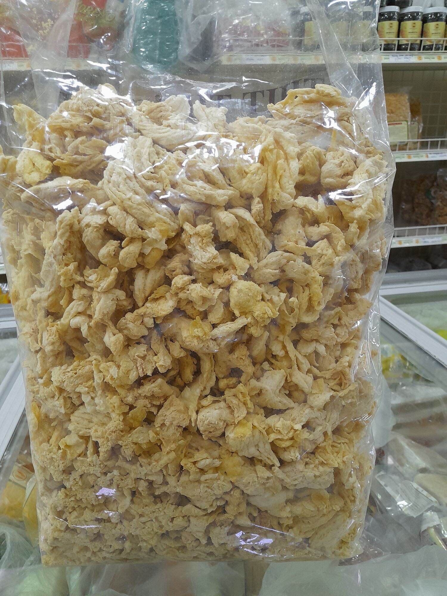 Thịt chay thực vật (tóp mỡ chay) 1kg Bịch bự