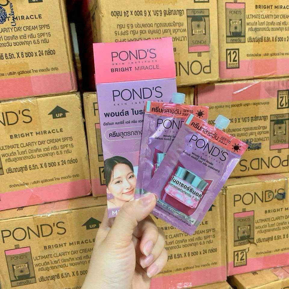 (MẪU MỚI) Hộp 6 tuýp kem dưỡng trắng da ponds