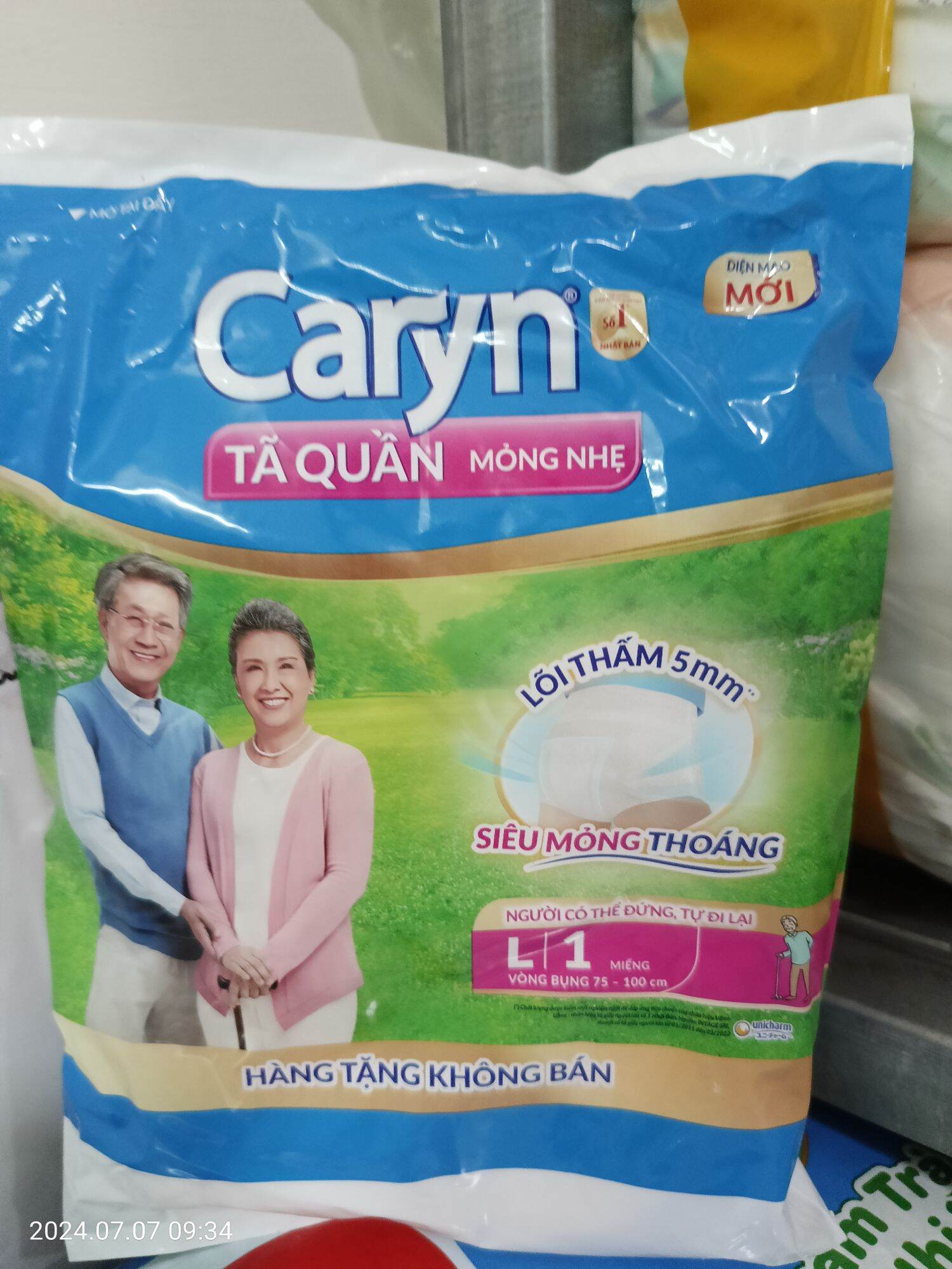 Tã Quần Người Già Caryn size L