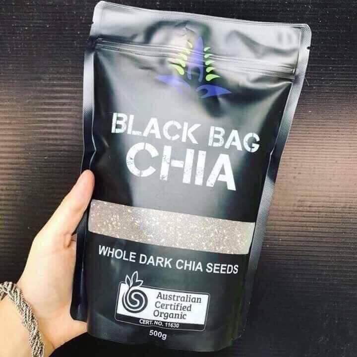 500g Hạt Chia Đen Black Bag Nhập Khẩu Úc