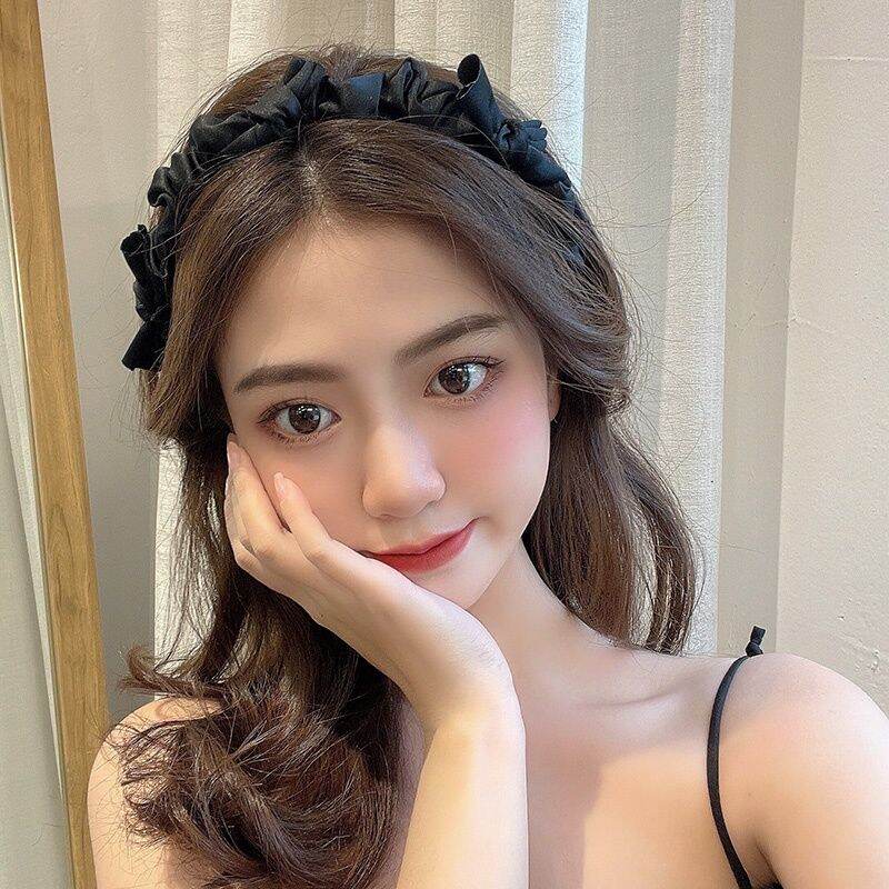 cài tóc nơ lụa