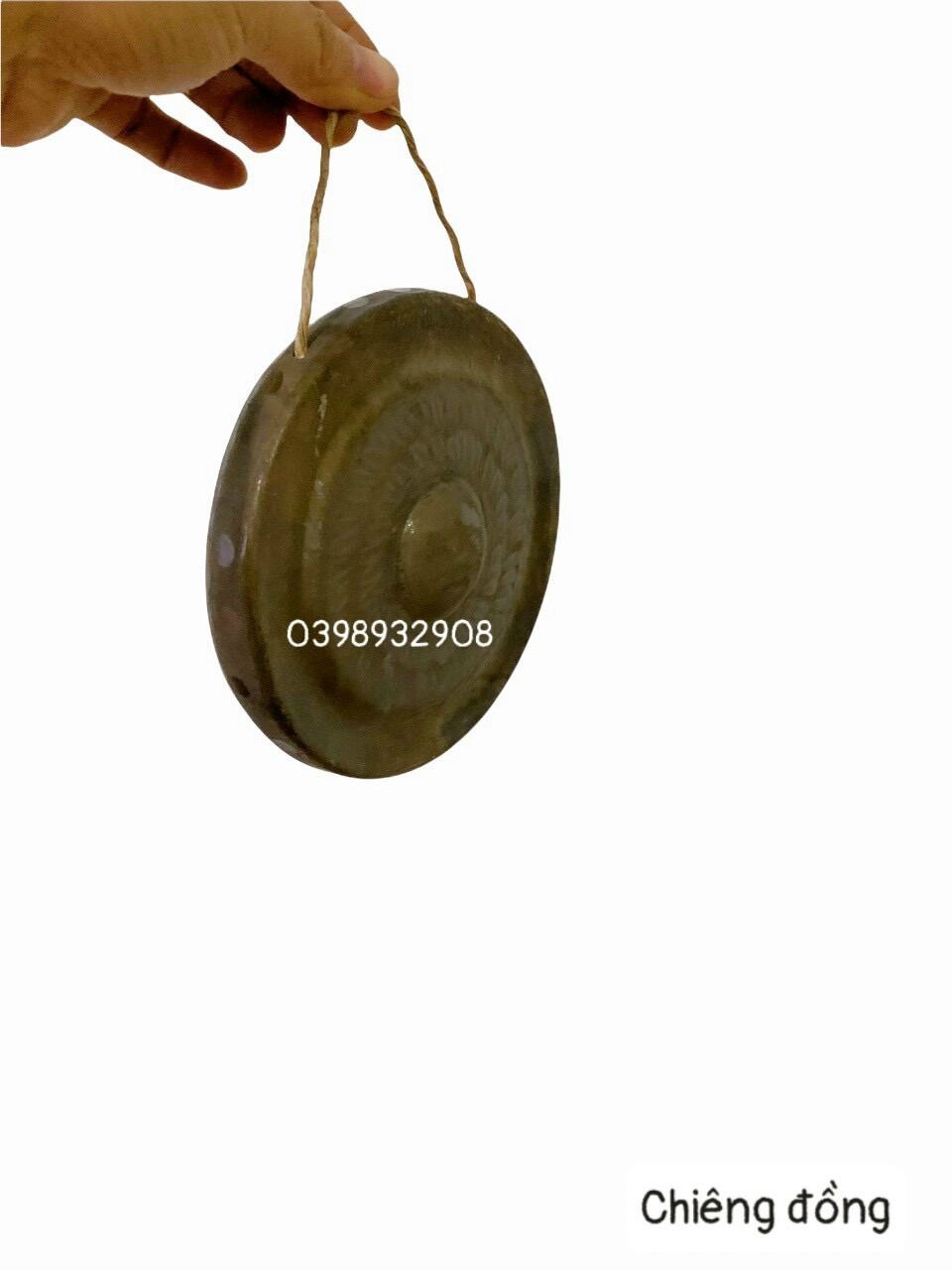 CHIÊNG ĐỒNG 16 CM LÀM BẰNG ĐỒNG
