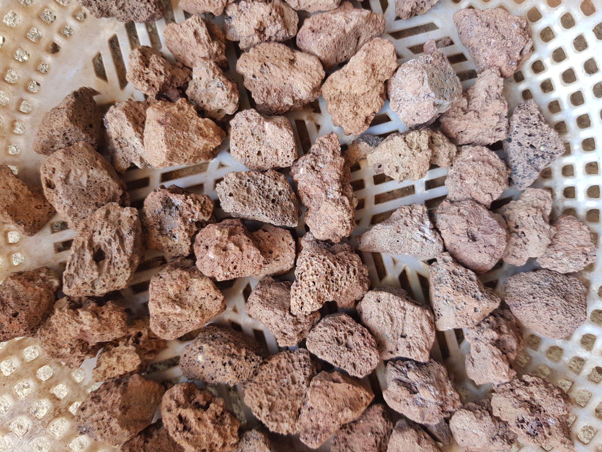 Đá nham thạch lọc 1kg .vật liệu lọc.+ tặng đá vụn nhỏ nham thạch