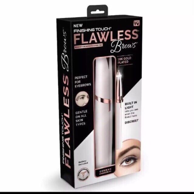 Máy cạo tẩy lông mặt flawless tự động cầm tay