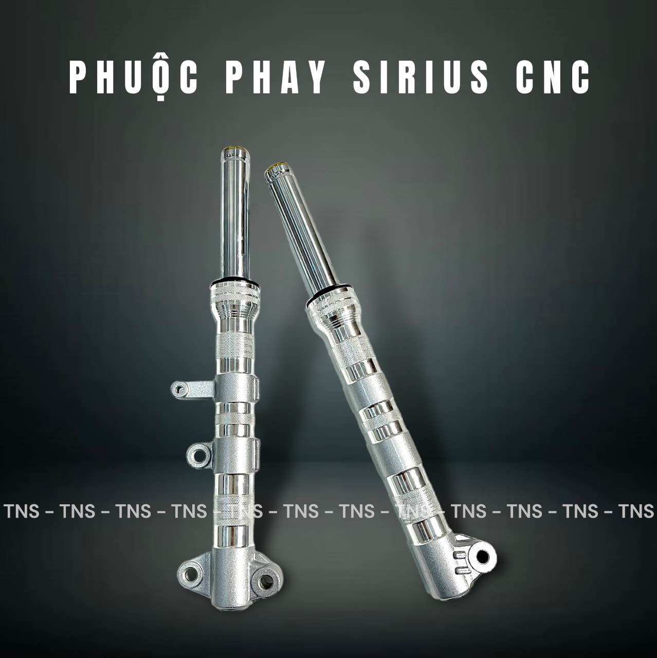 Phuộc phay sirius - Phuộc trước sirius 50/110 phay thái (Cắt ty sẳn)