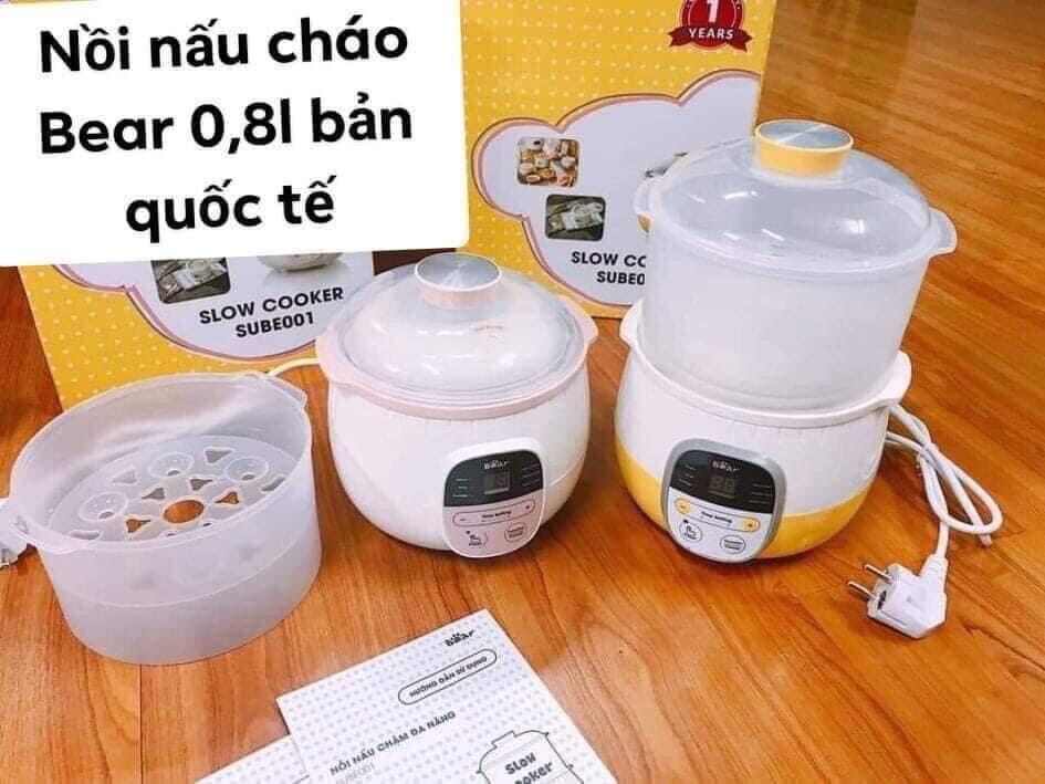 Thố sứ nồi Bear thố sứ 0,8l