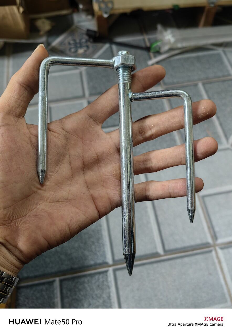 Chân cắm ô dù che nắng, mưa câu cá đa năng
