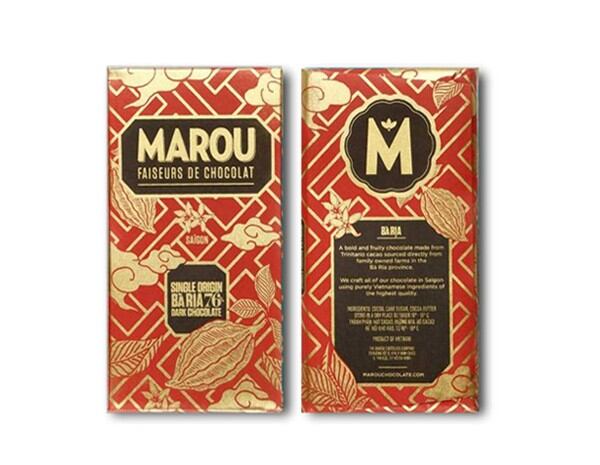 Socola Marou Bà Rịa 76% thanh 80g