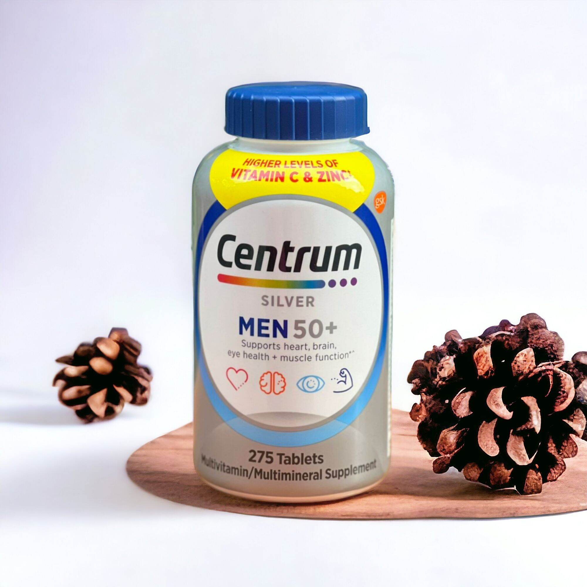 Centrum silver men 50+ 275 viên - vitamin tổng hợp cho nam giới trên 50 tuổi.