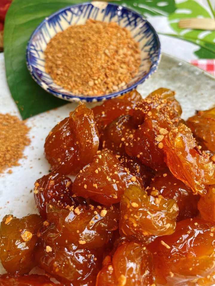 500g mứt mận khía rim muối ớt