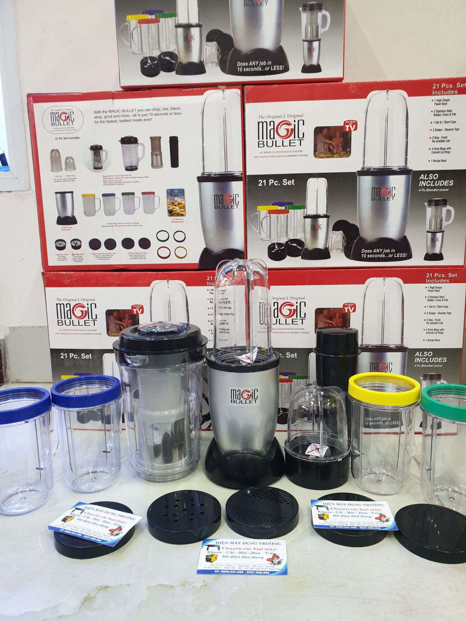 MÁY SAY SINH TỐ ĐA NĂNG MAGIC BULLET  21 PC . Set