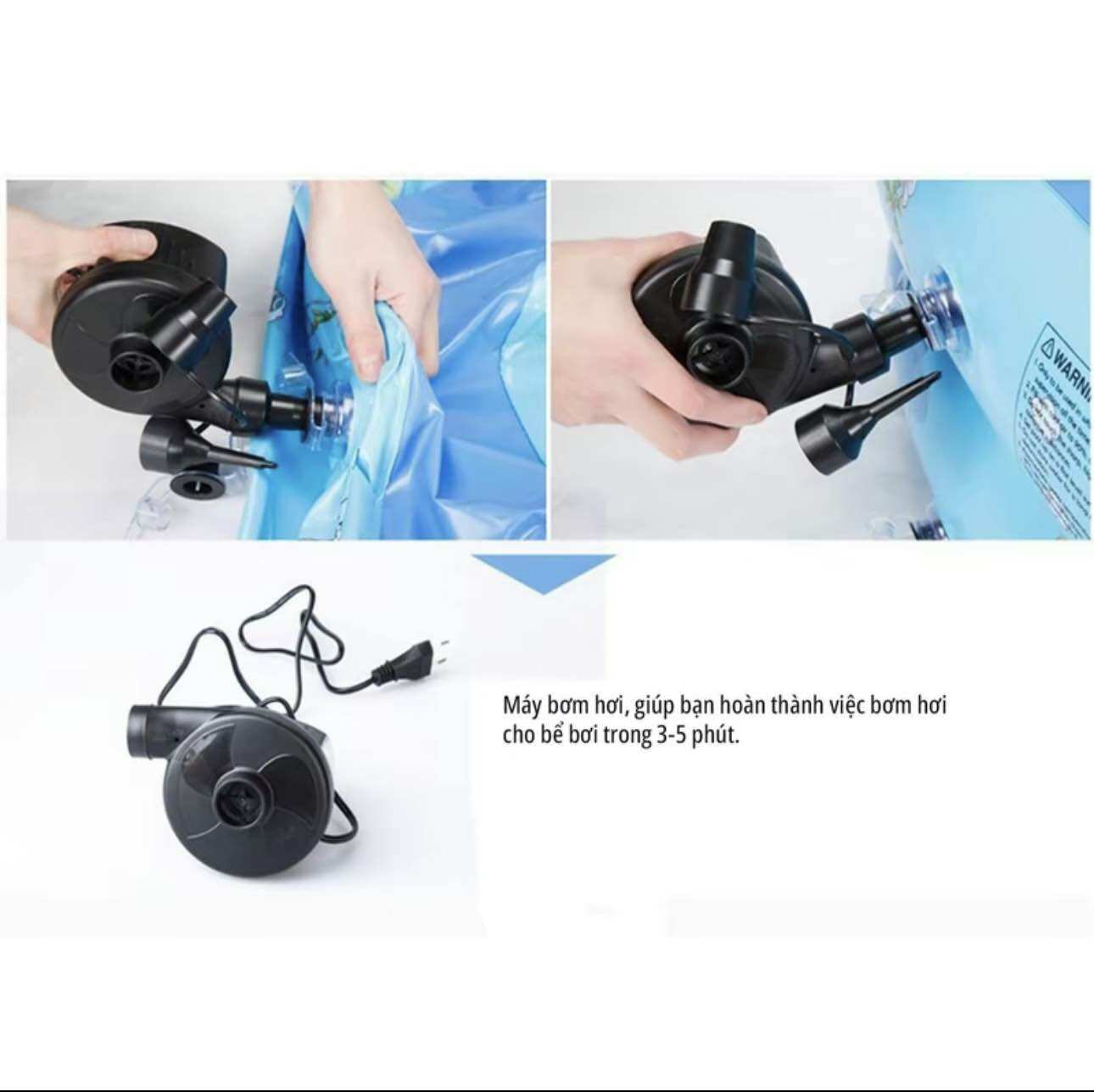 Bể bơi 3 tầng đủ size