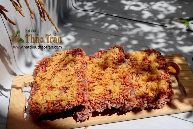1kg CƠM CHÁY Gạo Lứt chà bông heo