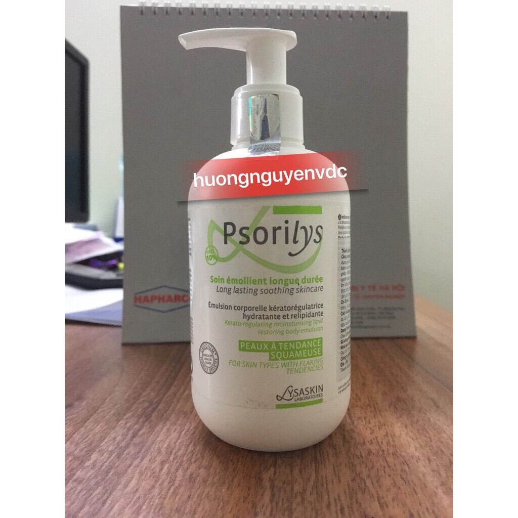 Psorylis giữ ẩm tiêu sừng và vẩy nến