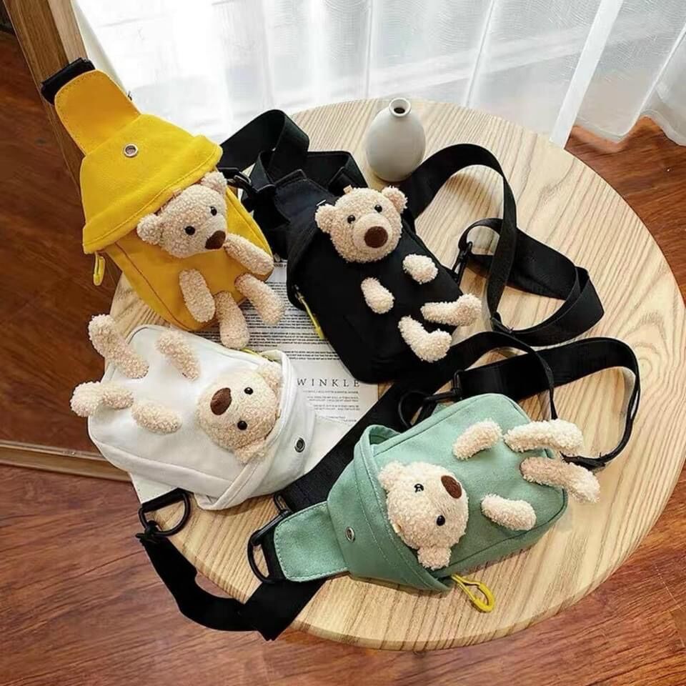 Túi đeo chéo gấu Teddy