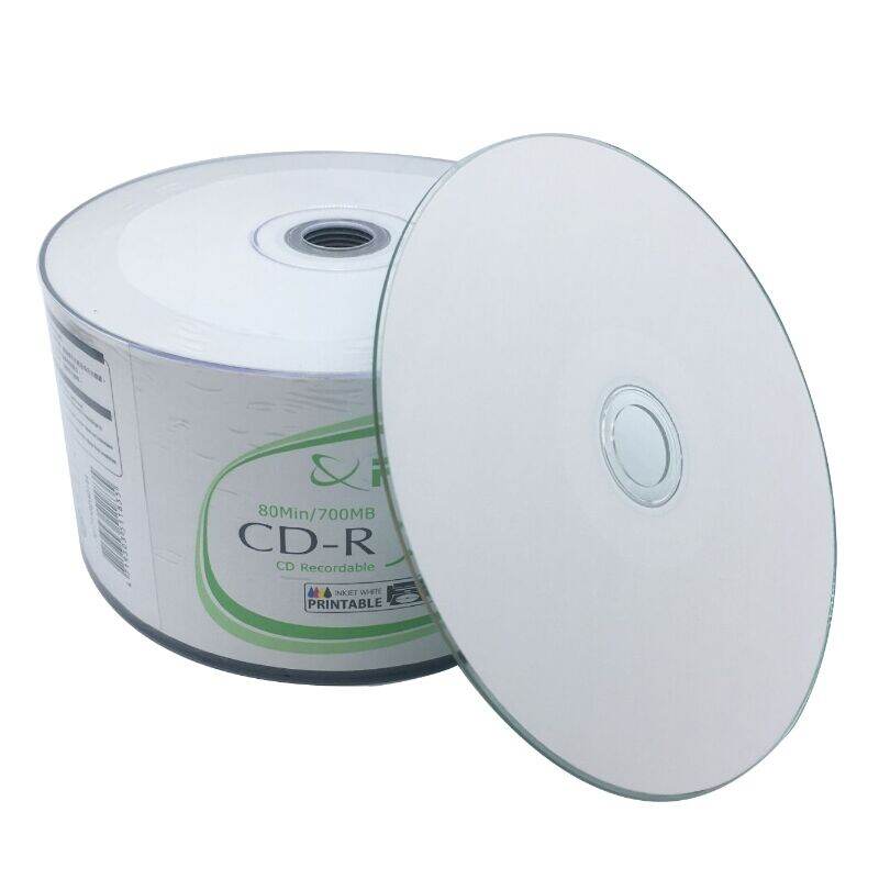 Đĩa ghi cd-r ritek ritek series nhiều màu hoa kim long đĩa cd trắng trắng 52x m