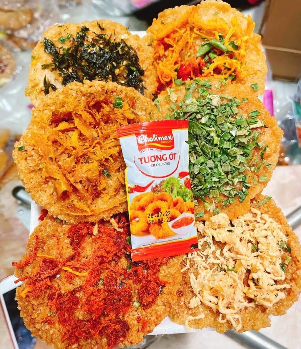 Cơm Cháy Chiên Mắm Mix 6 Vị Full topping