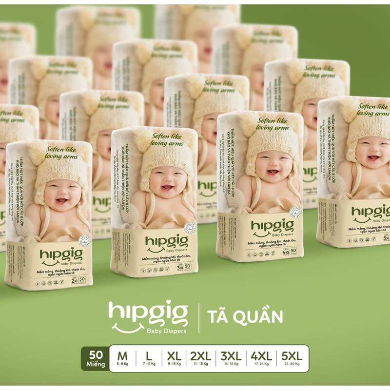 TẢ QUẦN HIPGIG CAO CẤP 50MIẾNG