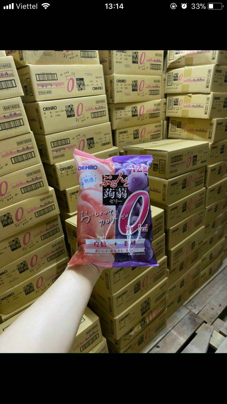 Thạch trái cây Orihiro Nhật Bản