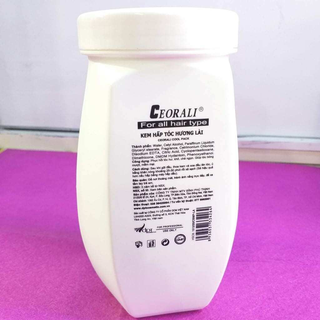 HẤP XẢ TÓC HƯƠNG LÀI CEORALI 1000ML