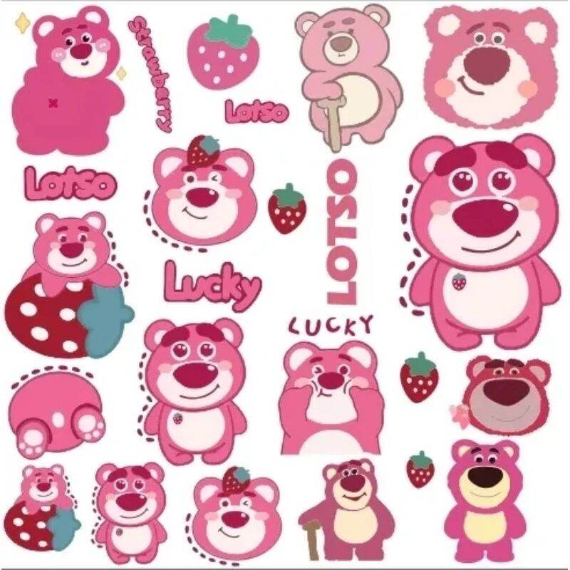🌸decal sticker hello kitty doraemon gấu dâu lotso🌸