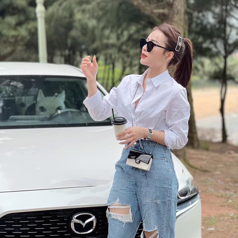 Túi Nhựa Chanell Phối Màu mini