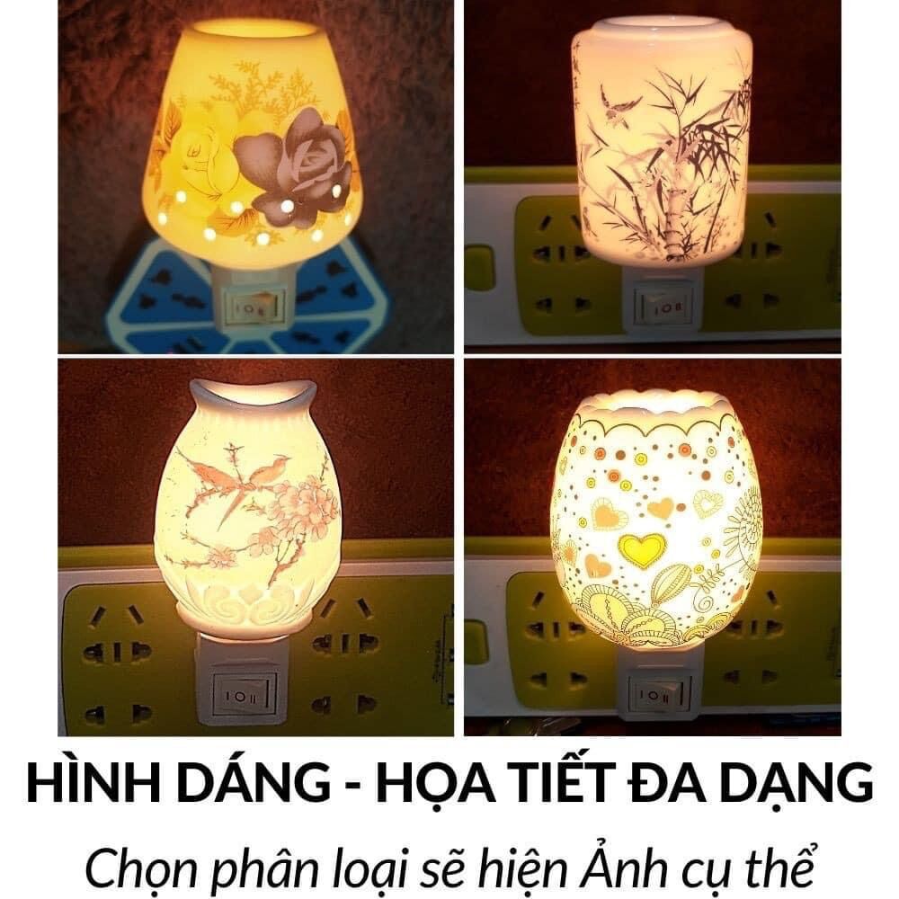 Đèn ngủ xông tinh dầu bát tràng