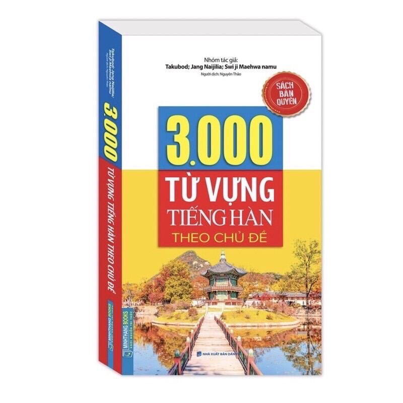 Sách .__.3.000 Từ Vựng Tiếng Hàn Theo Chủ Đề