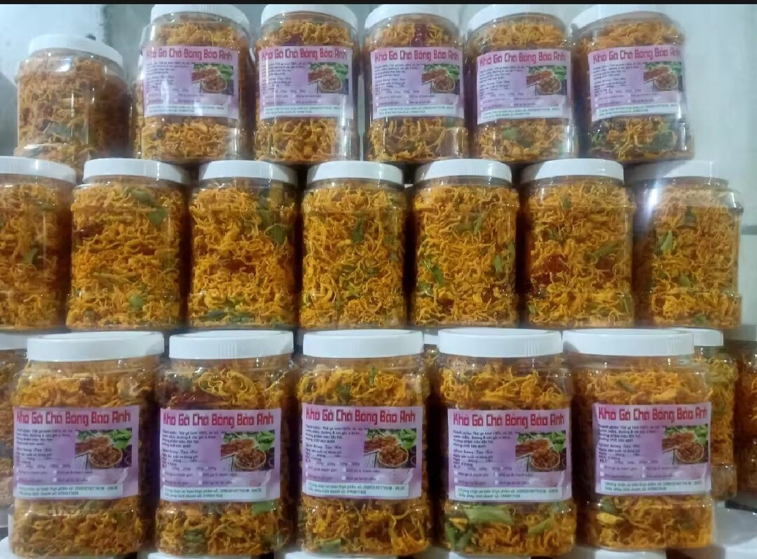 gà chay toi goi 500g
