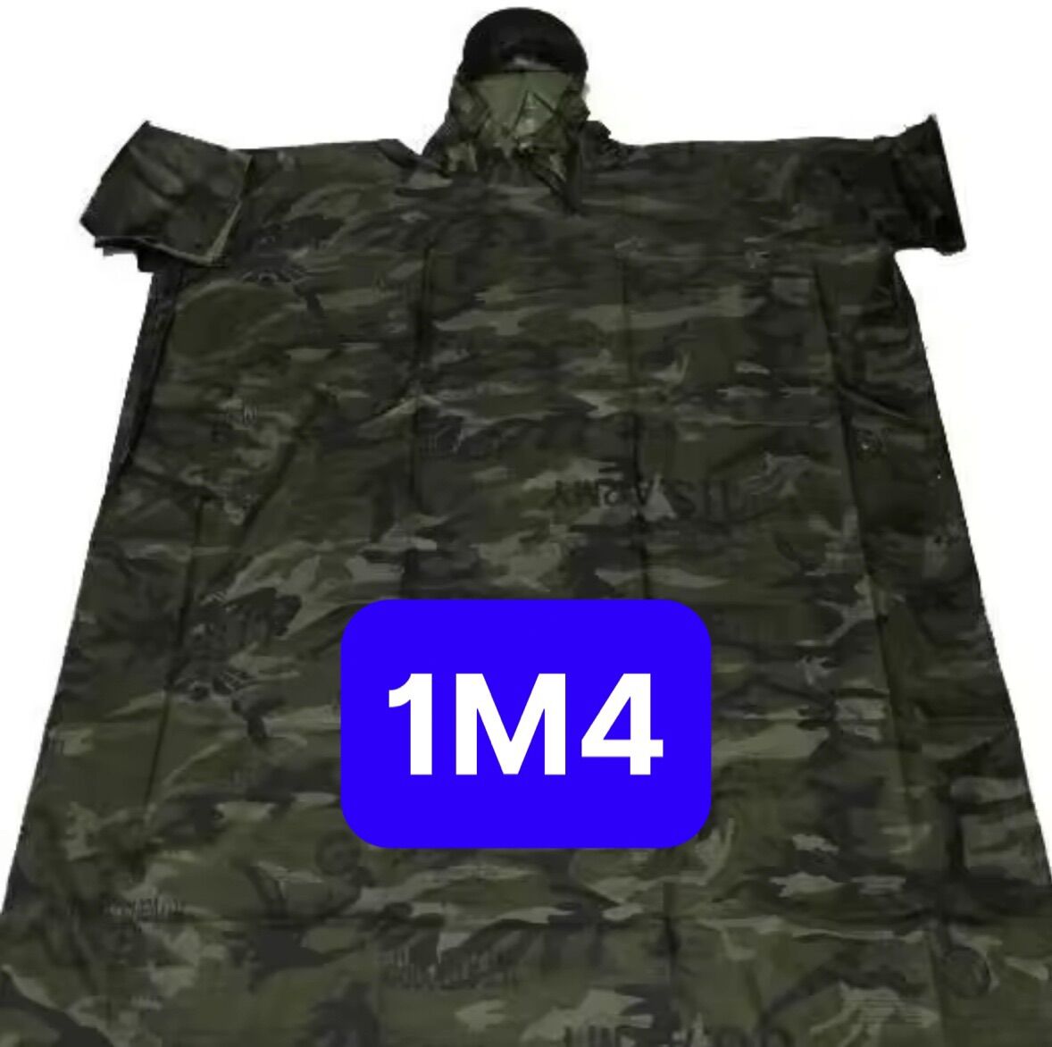 Áo Mưa Cánh Dơi Vải Dù Rằn Ri 1m4 Cao Cấp