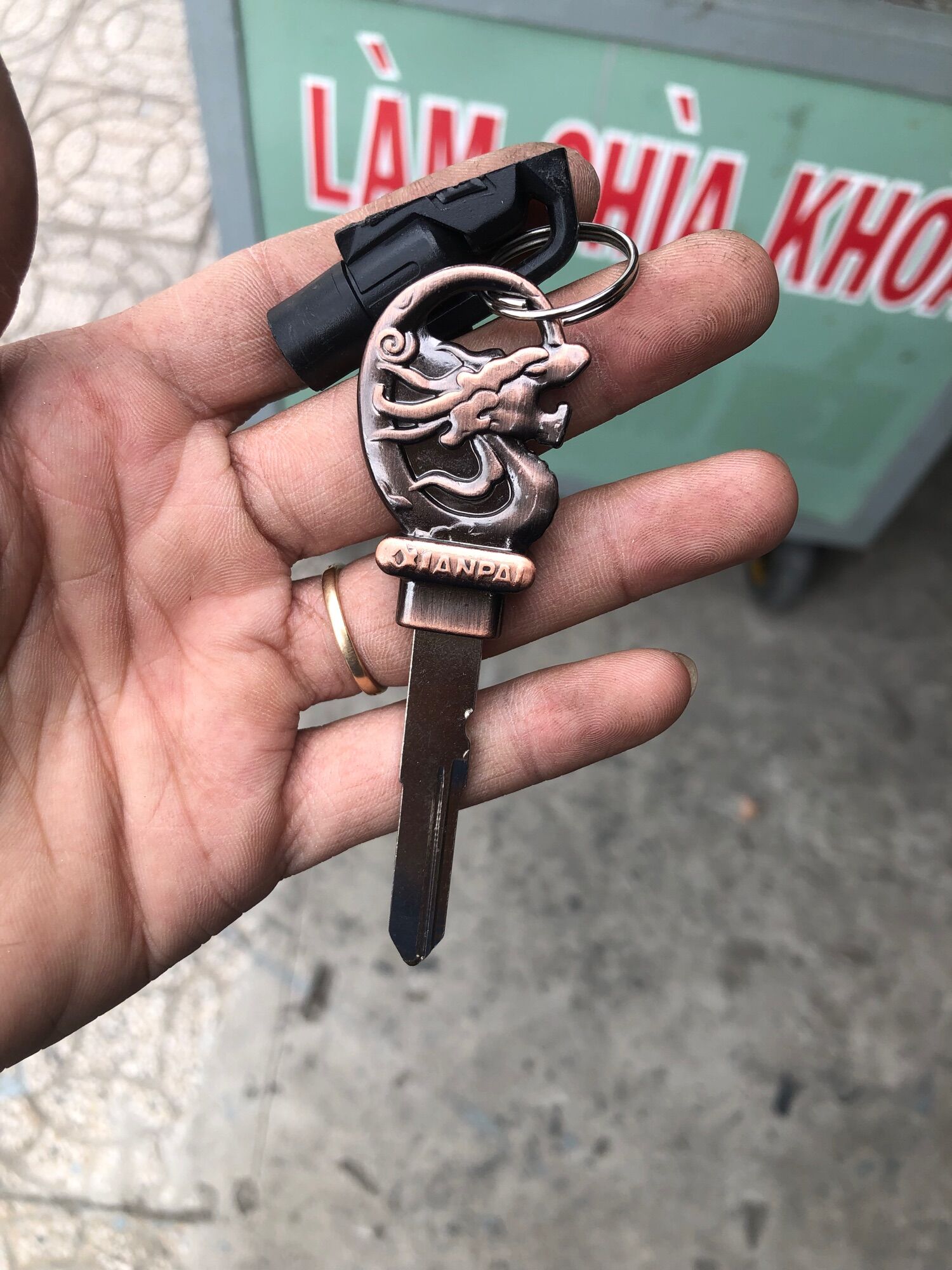 Phôi chìa khoá SUZUKI RAIDER , SATRIA độ cán chìa kiểu ( sư tử , đầu lâu , đầu rồng )