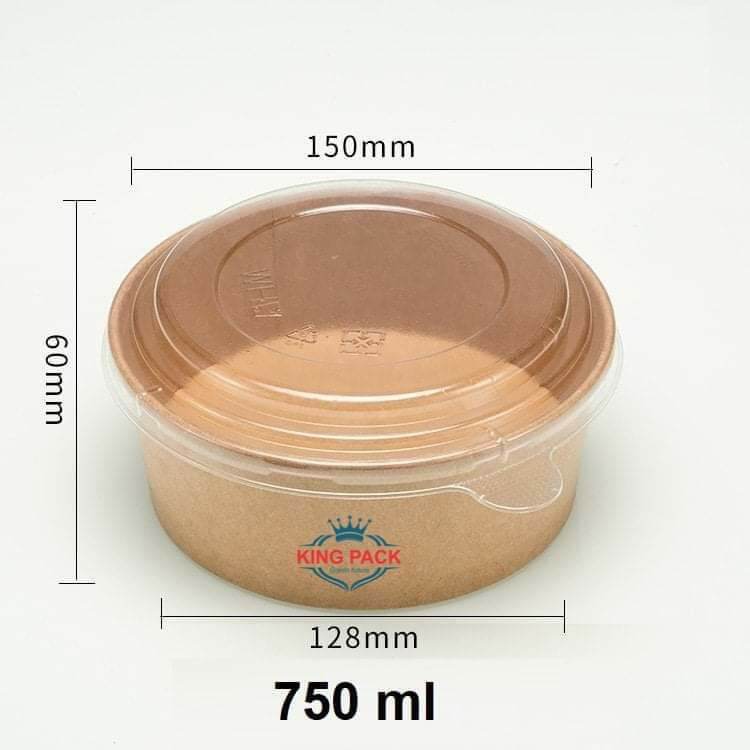Combo 50 tô kaft 750ml + nắp pet