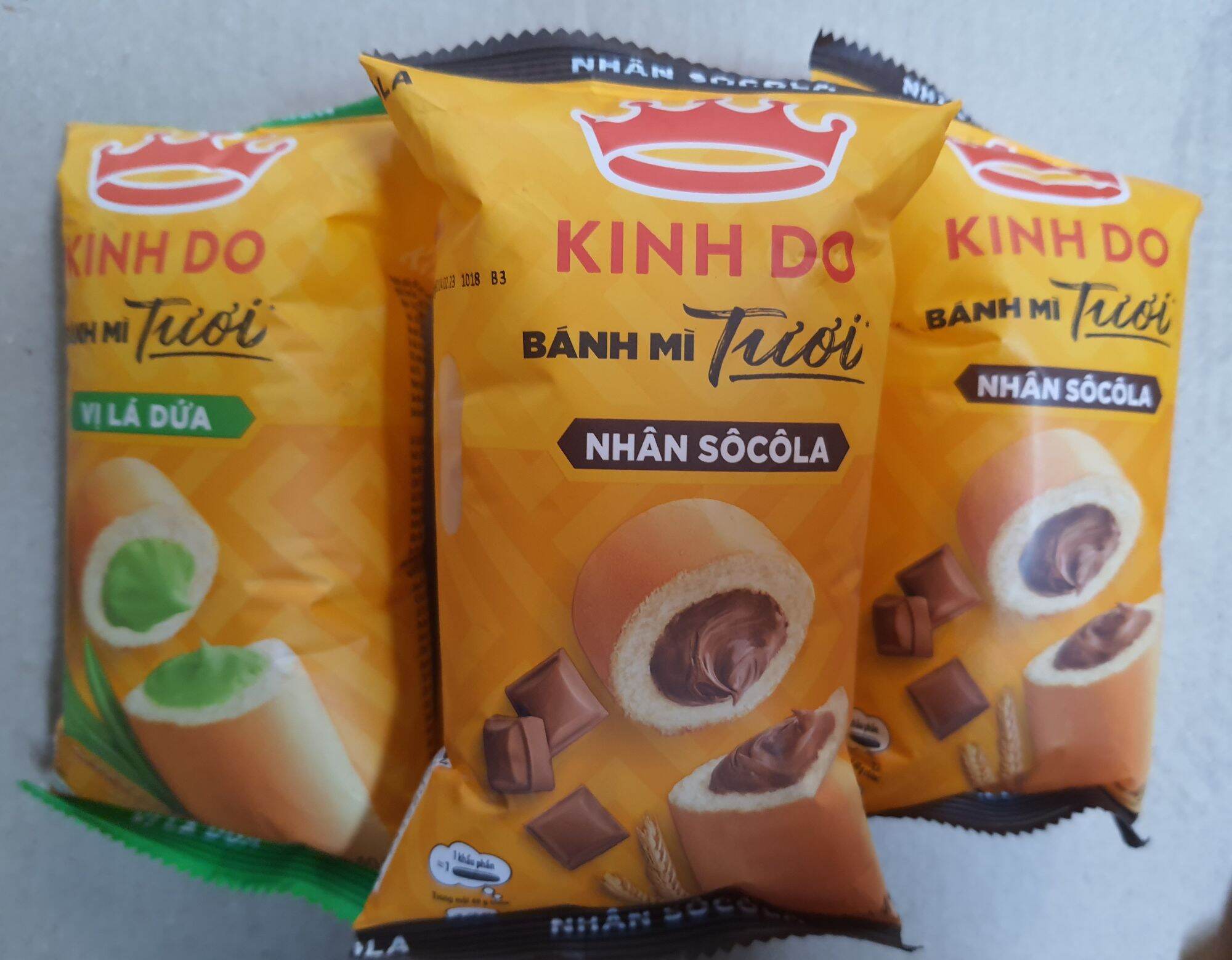 Bánh Mì tươi Kinh Đô vị lá dứa, socola